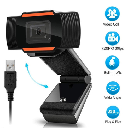 Cámara Web De 720p Hd Usb Para Videoconferencias